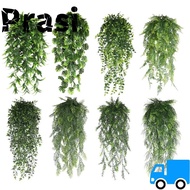 PRASI Artificial Ivy Vines, Green Color Plastic Leaves Artificial Hanging Vines, Hanging Hanging Des