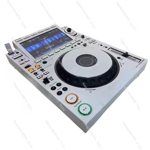White Full Cover Protective Skin for Pioneer CDJ-3000, PC DJ Sticker with Bubble-Free Application