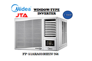 Midea 1.0 HP Window Type Inverter Aircon - Remote Controlled - FP-51ARA010HEIV-N4