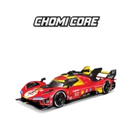 ✨1:43 Scale Ferrari 499P BBURAGO Vehicle Models Miniature Diecast Cars Toy