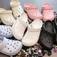 BB - Cross Clog Unisex Crocs Baya Sandals, Original Molded Sandals - Free 10 Random Jibits