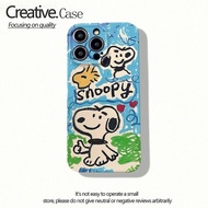 Cute Snoopy Scribble Phone Hardcase For VIVO S12 Y15S Y15A Y15C Y01 Y10 Y17 Y3 Y12 Y15 Y19 Y5S Z5I Y