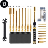 TRB 9 in 1 RC Tool Kit, RC Car Tool Kit RC Hex Driver Screwdriver Set for RC Car Hobby Tools