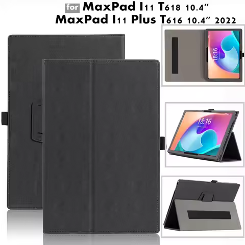 BMAX MaxPad I11 i11 Plus T616 T618 10.4 inch 2022 Cover Flip Magnetic Leather Stand Full Body Protec