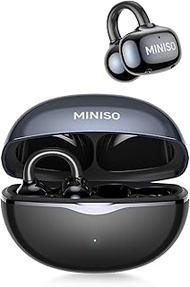MINISO MS503 AI Translation Earbuds Real Time, 135 Languages Heart Rate Clip-On Earbuds, Bluetooth 6
