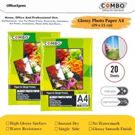 Glossy Photo Paper A4 Photo Paper 120g Combo Silky Photo Paper/