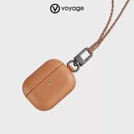 VOYAGE AirPods Pro (第2代) NAPPA真皮防摔保護殼- 棕色