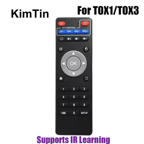 Remote Control For TOX3 Amlogic S905X4 Smart TV BOX, TOX1 Android 11 Set Top Box Wireless IR contorl