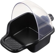 Bird Food Container for Cage Parakeet Feeder Box Budgie Feeder