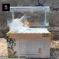 GEX harmony 450 kandang hamster sugarglider acrylic akrilik kaca