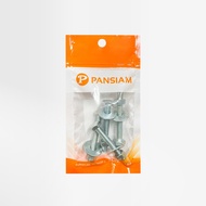 PANSIAM Screw Nut + Head + E-Stick White (4 Sets)