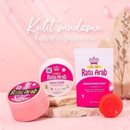 PAKET LENGKAP RATU ARAB / LOTION LULUR SABUN EMPOT RATU ARAB Ready