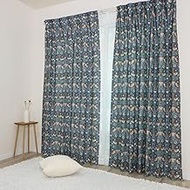 William Morris Drape Curtain + Lace Curtain Set of 4 [Strawberry Thief Strawberry Thief] 59.1 x 76.8
