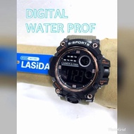 jam tangan pria LASIDA tahan air tali rubber digital