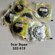 Front Gear SSS 415 428 Rxking Jupiter Ninja Megapro Tiger Satria Fu Smash