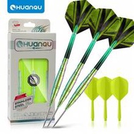 HUANQU 3PCS Professional Darts Set, 3 Styles Available: Green 20g Darts/Blue 22g Darts/Purple 23g Da