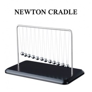 12 Ball Serpentine Newton Pendulum Ornament, Mechanical Curve Pendulum Ball Decoration, Metal wood D