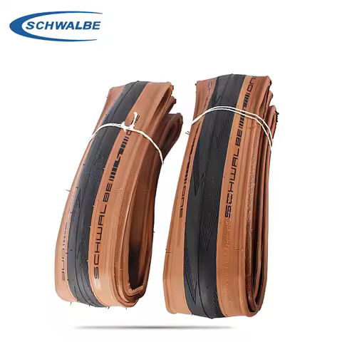 Schwalbe ONE 700x25C 28C Road Bike 700C Tubeless Folding Tire Brown Edge Puncture-resistant Bicycle 