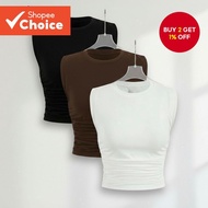 B80-FEB24-C-1-Side-Shirred Vest-TKB80ED367  B80-FEB24-C-1-Pinggang Berkerut Sisi-TKB80ED367