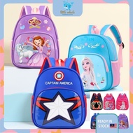 Preschool Kids Children Nursery School Bag Frozen Spiderman Sofia Kindergarten Backpack Beg Sekolah Tadika Boys Girls