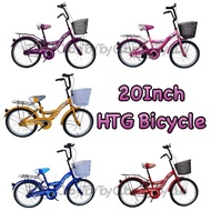 💞Lady Bicycle 💞20 INCH HTG LADIES MINI BICYCLE, CITY BIKE, BASIKAL HTG PEREMPUAN, ALLOY RIM BASKET &