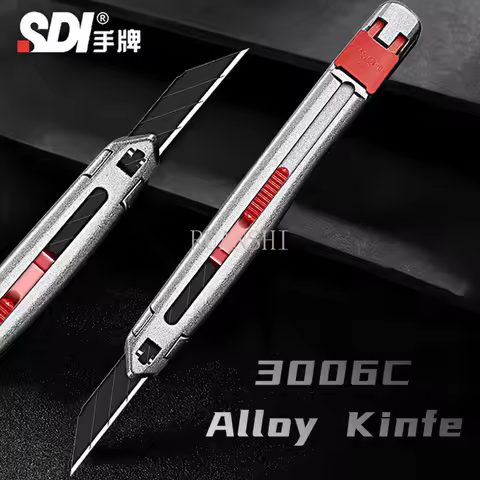 SDI Hand Brand Utility Knife Wholesale Alloy Pen Knife Process Anti-shaking 30 Degree Alloy Steel Sm