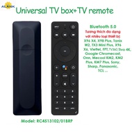Universal TV Remote Control+TV BOX+Voice Remote Control Suitable for TV BOX X96 X4 X98 Plus Tanix W2