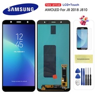 6.2&amp; 39;&amp; 39; Super AMOLED Display for Samsung Galaxy J8 2018 J810 J810F J810Y Lcd Display Touch Screen Digitizer Assembly Replacement