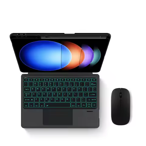 Magnetic Keyboard Case For Xiaomi Pad 6S Pro 12.4 inch Tablet Teclado Backlit Touchpad Keyboard Cove