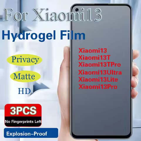 Xiaomi13TPro Privacy Screen Protector For Xiaomi 13Lite 13T Matte Hydrogel Film Xiaomi13Ultra Xiaomi