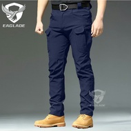 Eaglade กางเกงสินค้าที่มีกลยุทธ์สำหรับผู้ชายใน A01 Ix7สีน้ำตาล