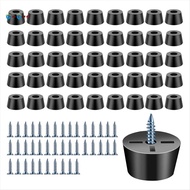 gangong40 PCS Rubber Cutting Board Feet Set Kit with 304 Stainless Steel Screw, 0.59 X 0.31Inch Cutt