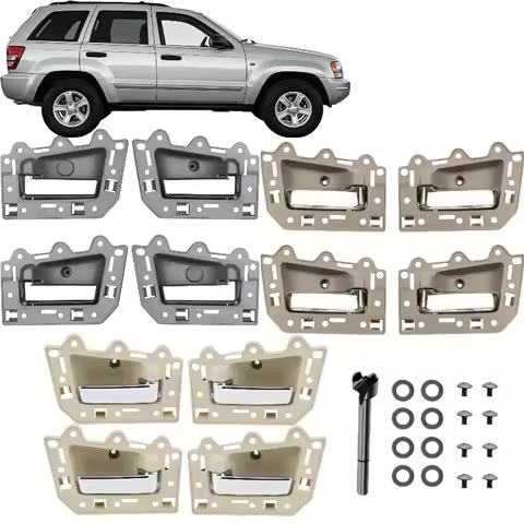 Interior Door Handle Repair Kit for 2005-2010 Jeep Grand Cherokee WK - Front & Rear Left/Right W/ To
