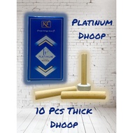 PLATINUM PREMIUM DHOOP STICKS / BLUE MUSK PREMIUM DHOOP STICK BUKHOOR ( 10 PCS THICK STICK DHOOP )