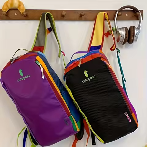 Women's Lightweight Outdoor Sports Backpack Large Capacity Travel Hiking Mountain Climbing Bag Camel