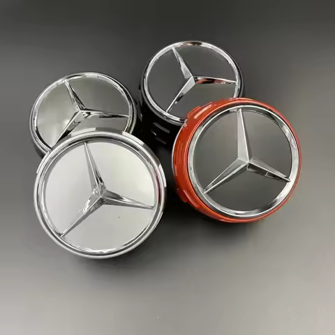 A0004000900 4pcs/set 75mm Car Hub Caps for A45 CLA45 C63 GLA45 G63 Emblem Car Wheel Center Cover Dec