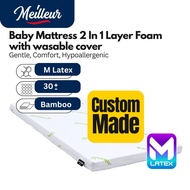 Meilleur Custom Made Baby Mattress with Zip and Wasable Cover CZ31