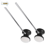 CAUSI ​2Pcs Drum Pedal Beater​, Double Sided ​Felt Head​ ​Bass Drum Beater​, Drum Mallet​ ​Pedal Ham