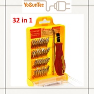 31-in-1 Toolkit Screwdriver Set 31-in-1 Mini Electro Service Screwdriver/ 32-in-1 Tweezers/