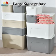 【SG】Stackable Storage Box With Lid Large Storage Box /Cabinet Organizer Home Storage 3L/33L