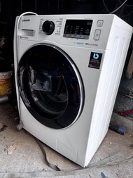 Samsung 三星 8kg 前置式洗衣機，新舊如圖所示，5-6成新，原價買咗4200