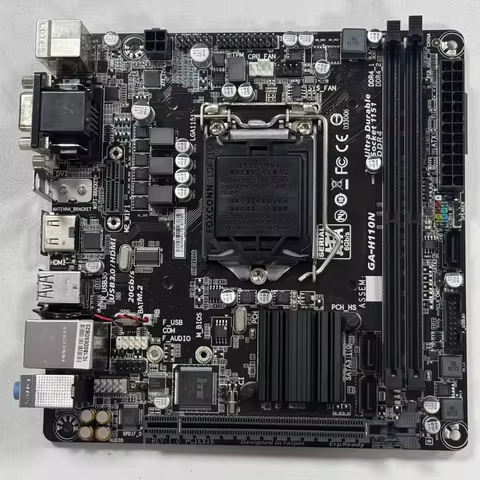 For Gigabyte GA-H110N Desktop Motherboard h110N LGA 1151 DDR4 Mainboard 100% Tested OK Fully Work