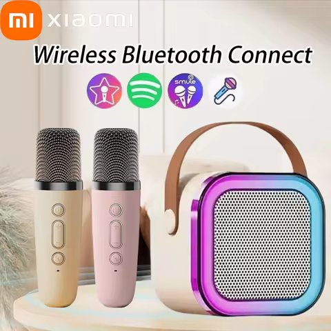 Xiaomi K12 Wireless Bluetooth Speaker with 2 Microphone Portable Music Player Karaoke Machine for Fa
