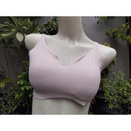 SORELLA [Import] Bra 958 WIREFREE BRA Without Wire With Foam PINK SIZE EL (XL) - SEAMLESS BRA