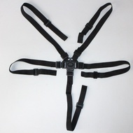 Dining Chair Bamboo Stroller Five-point Seat Belt Baby Stroller 5-point Safety Protection Belt Child