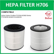 Compatible Filter For Philips Hepa Filters FY0194 AC0820 Series FY0194/30 AC820/10 AC820/30 Active C