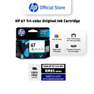 HP 67 Tri-color Original Ink Cartridge | HP Thermal Inkjet | 100 pages | HP ENVY 6000 series HP ENVY