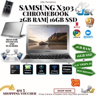 Laptop Samsung Chromebook 16GB/SSD GOOD for PDPR STUDENTS OFFICE WORK FREE GIFT