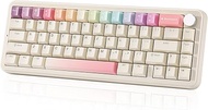 YUNZII B68 Wireless Mechanical Keyboard,Tri-Mode BT5.0/2.4GHz/USB-C Hot Swappable Gasket Creamy Keyb
