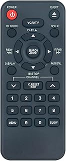 AULCMEET NA312UD NA362UD New Replacement Remote Control fit for Sylvania/Emerson Hi-Fi Stereo VCR Pl